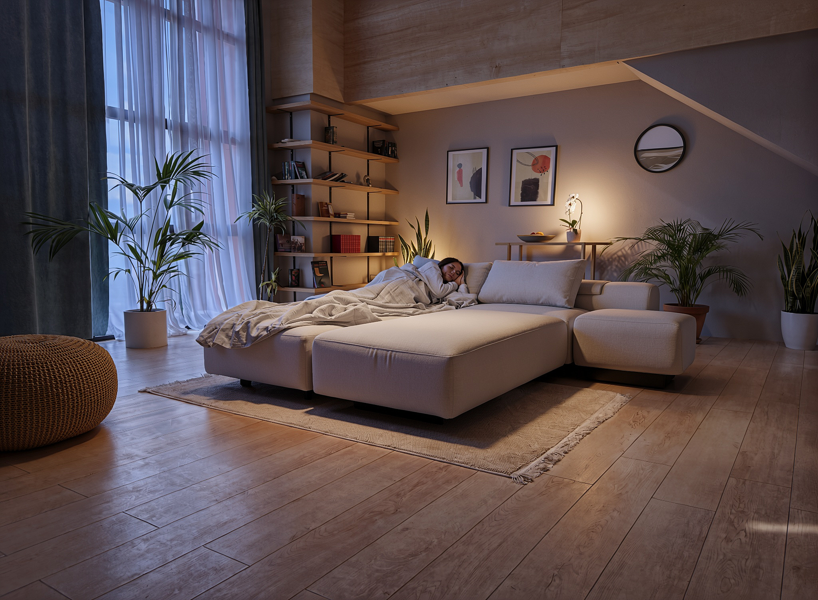 BB3 L Double Bed